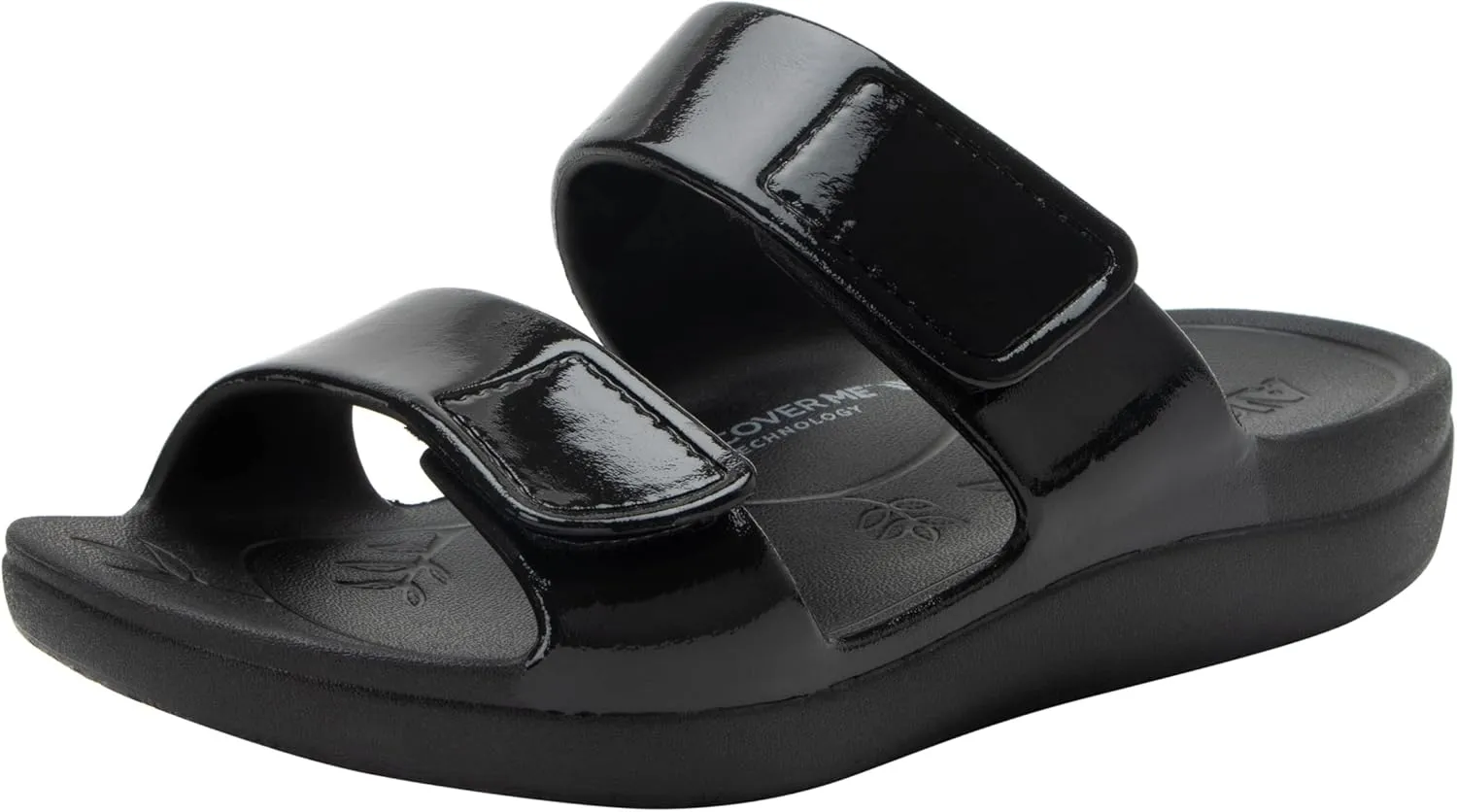 Alegria Women Orbyt Double Strap Lightweight Recovery Slide Sandal With Arch Support