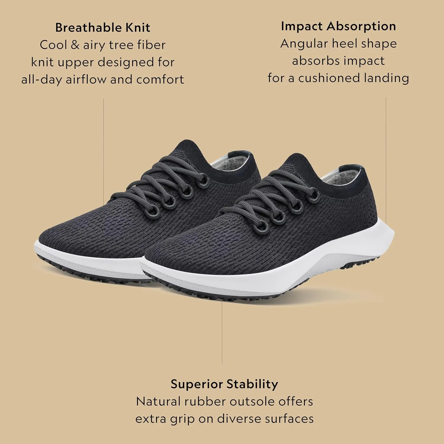 Allbirds Men's Tree Dasher 2, Active Running & Walking Sneakers