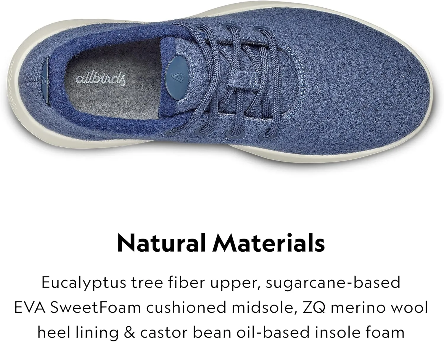 Allbirds Men’s Wool Runner Mizzles Water-Repellent Breathable Casual Walking Sneakers Made with Eco-Friendly Merino Wool