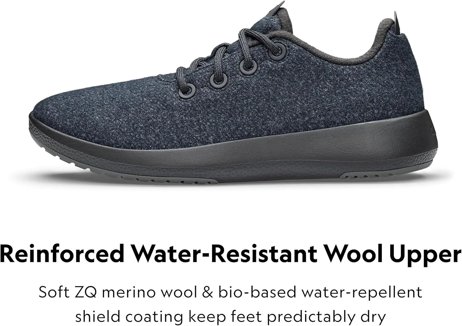 Allbirds Men’s Wool Runner Mizzles Water-Repellent Breathable Casual Walking Sneakers Made with Eco-Friendly Merino Wool