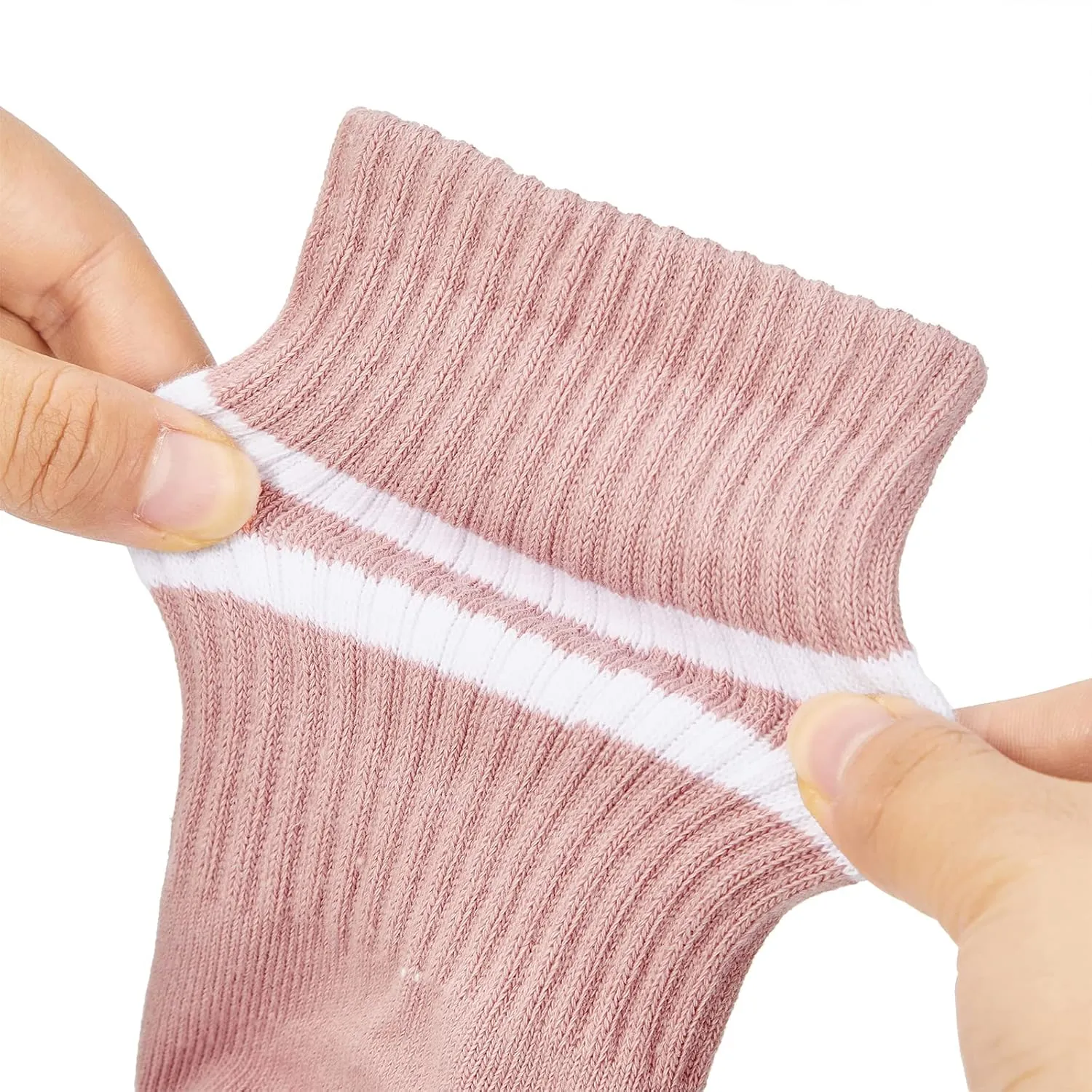 American Trends Pilates Socks with Grips for Women Yoga & Barre - Non Slip
