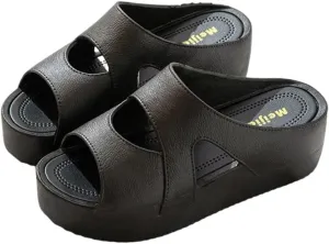 Anti-Slip Women's Fashion Thick Soled Slippers Summer Minimalist Slide Sandals