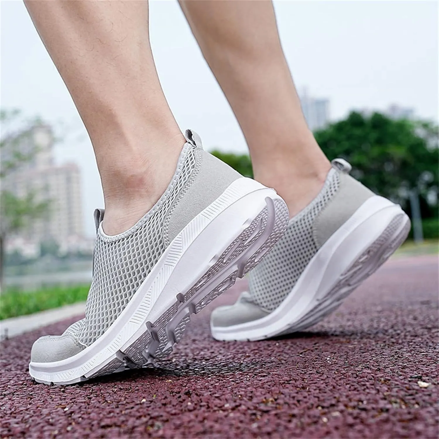 Arch Support Hiking Shoes for Men Breathable Casual Comfortable Walking Sneaker Men's Breathable Barefoot Shoes
