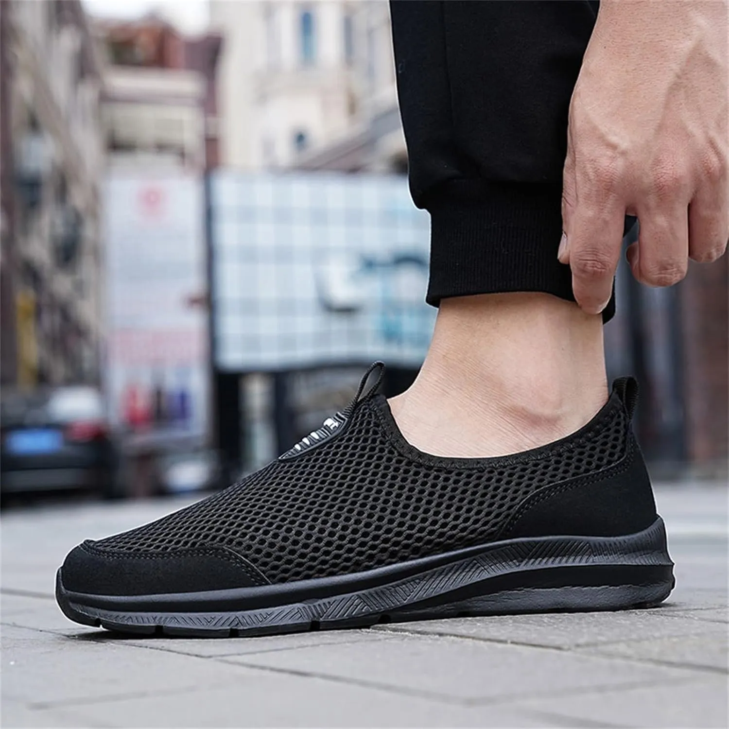 Arch Support Hiking Shoes for Men Breathable Casual Comfortable Walking Sneaker Men's Breathable Barefoot Shoes
