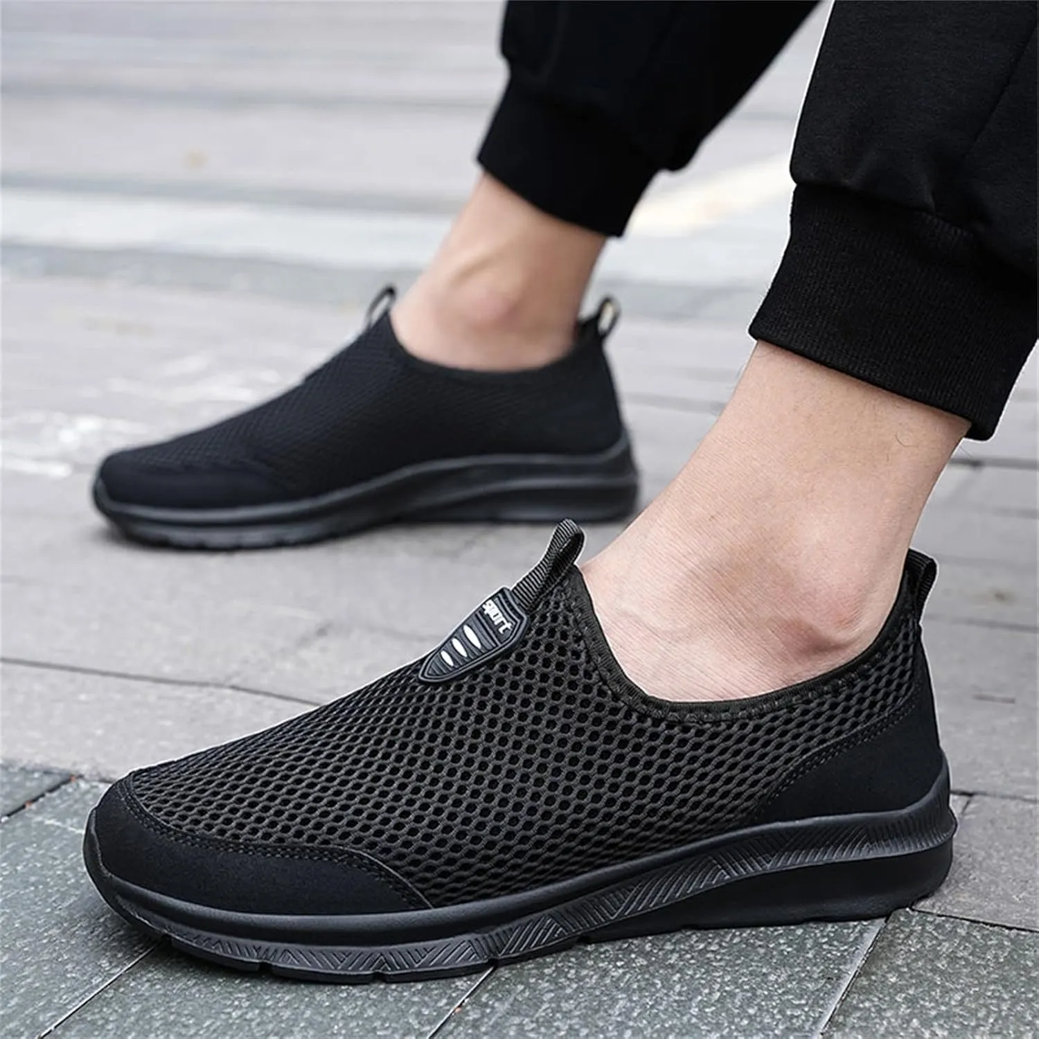 Arch Support Hiking Shoes for Men Breathable Casual Comfortable Walking Sneaker Men's Breathable Barefoot Shoes