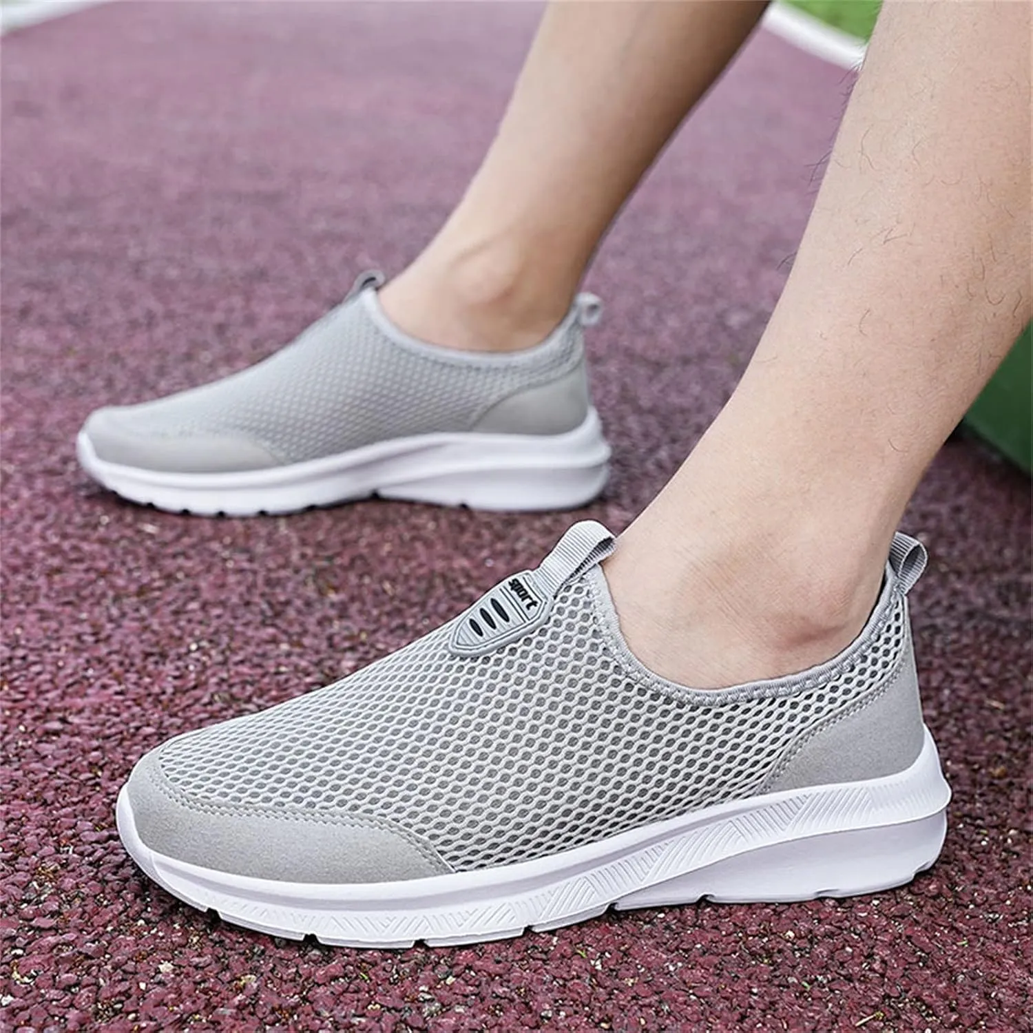 Arch Support Hiking Shoes for Men Breathable Casual Comfortable Walking Sneaker Men's Breathable Barefoot Shoes
