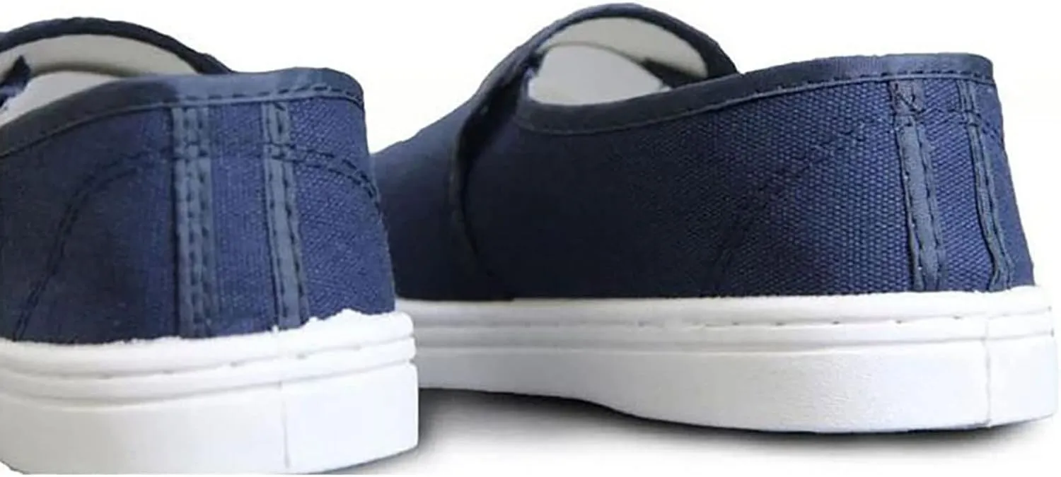 Arch Support Sports Shoes for Men Comfortable Breathable Stretch Canvas Slip on Sneaker Memory Foam Hiking Shoes
