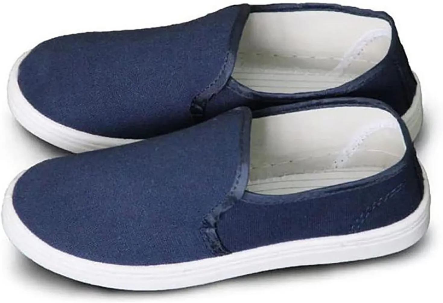Arch Support Sports Shoes for Men Comfortable Breathable Stretch Canvas Slip on Sneaker Memory Foam Hiking Shoes