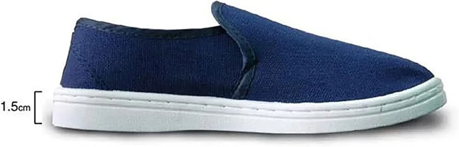 Arch Support Sports Shoes for Men Comfortable Breathable Stretch Canvas Slip on Sneaker Memory Foam Hiking Shoes