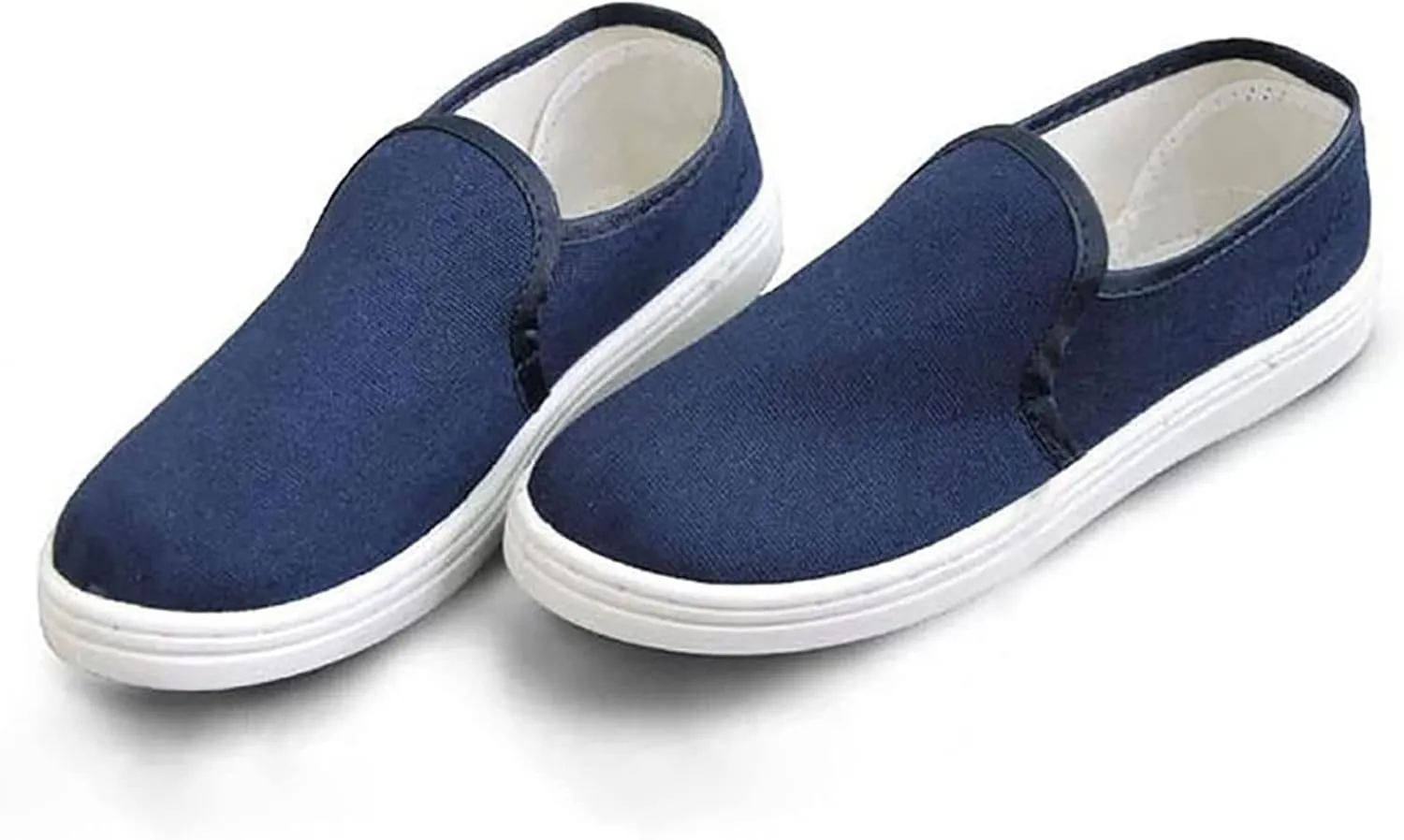 Arch Support Sports Shoes for Men Comfortable Breathable Stretch Canvas Slip on Sneaker Memory Foam Hiking Shoes