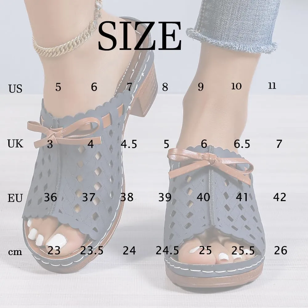 Archrelief Sandals, Arch Relief Sandals, Fashionable Comfortable Orthopedic Platform Chunky Heels Sandal