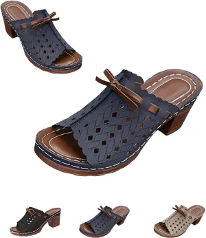 Archrelief Sandals, Arch Relief Sandals, Fashionable Comfortable Orthopedic Platform Chunky Heels Sandal