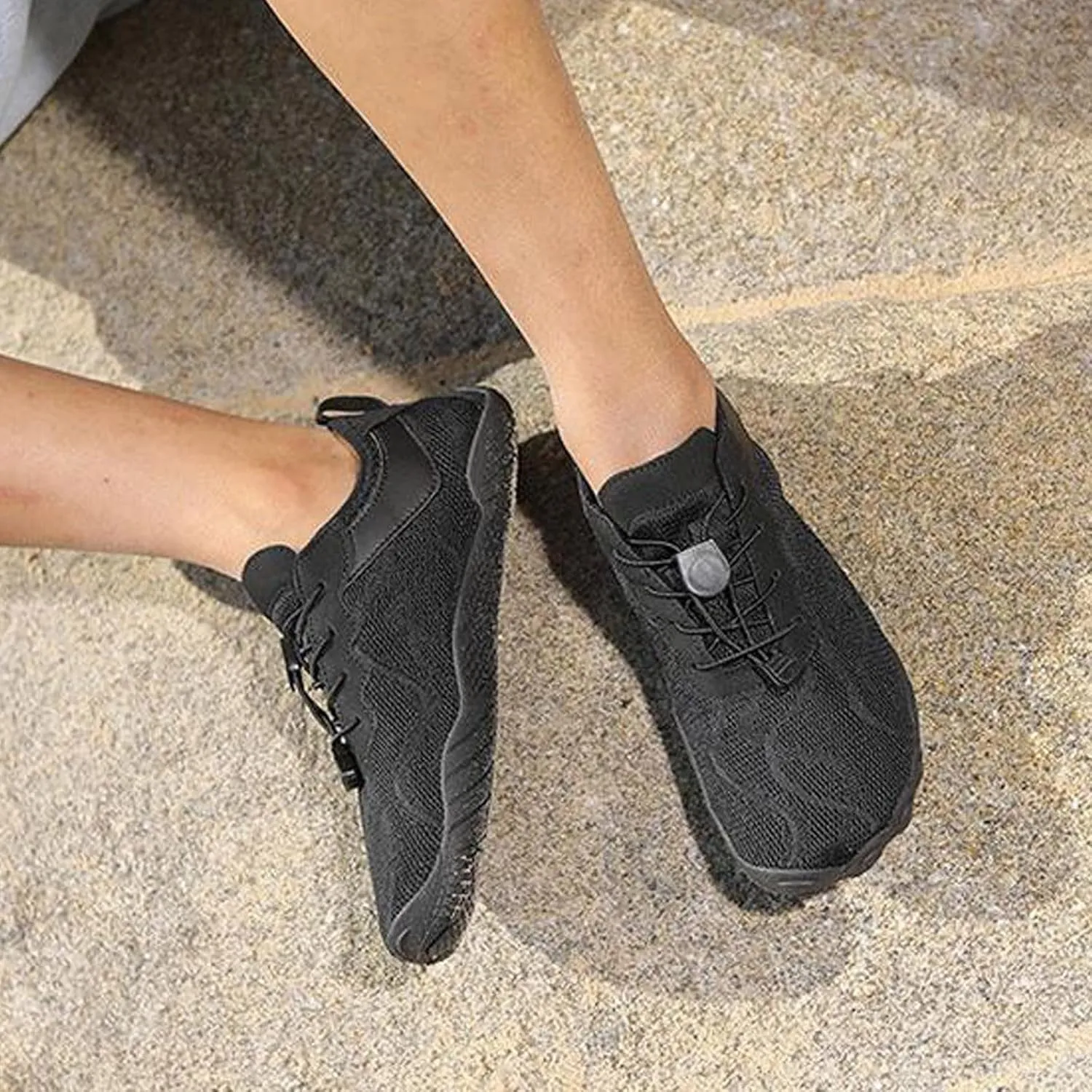 Athletic Fashion Sneakers for Men Lightweight Breathable Slip On Running Shoe Men's Breathable Barefoot Shoes
