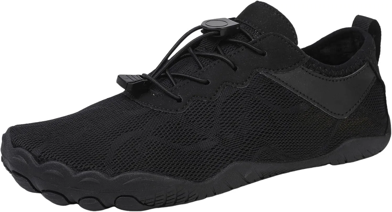 Athletic Fashion Sneakers for Men Lightweight Breathable Slip On Running Shoe Men's Breathable Barefoot Shoes