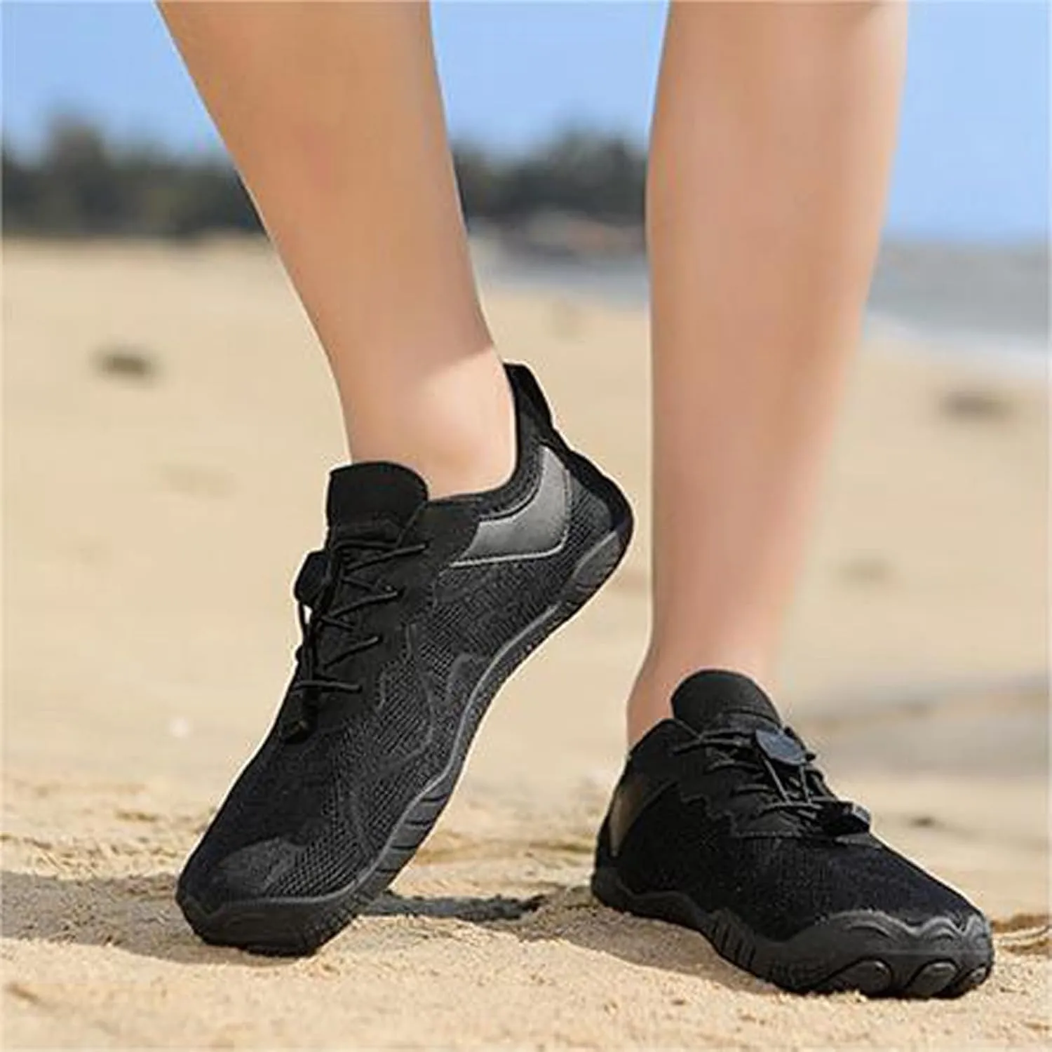 Athletic Fashion Sneakers for Men Lightweight Breathable Slip On Running Shoe Men's Breathable Barefoot Shoes