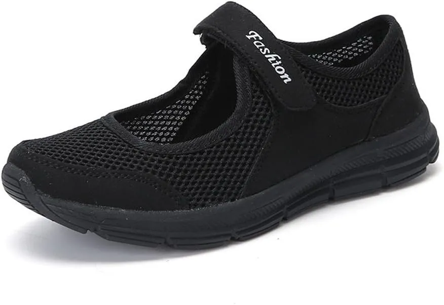 Athletic Shoes Women Lightweight Tennis Fashion Sneakers Breathable Mesh Walking Sneakers Stretchy Sandals for Women
