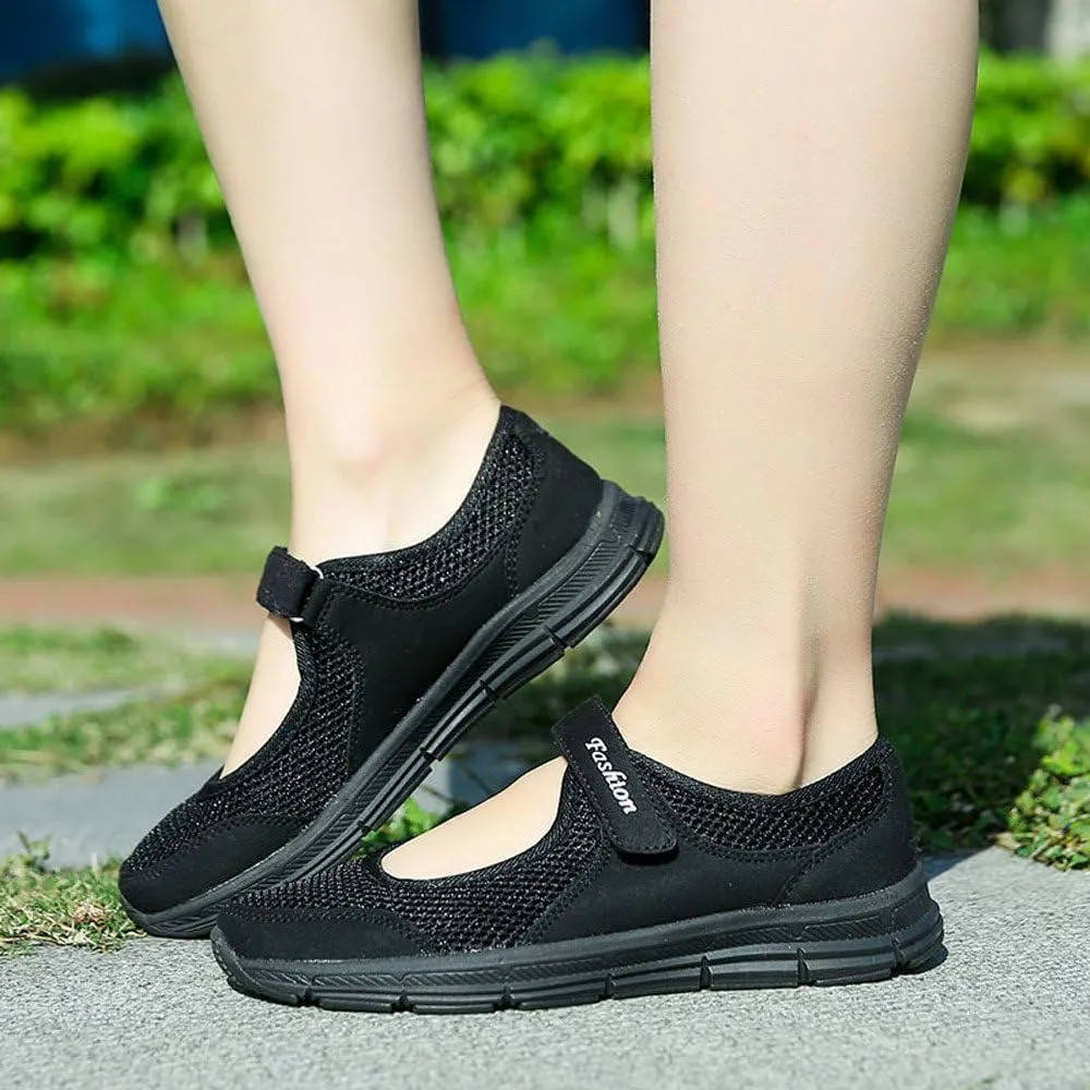 Athletic Shoes Women Lightweight Tennis Fashion Sneakers Breathable Mesh Walking Sneakers Stretchy Sandals for Women