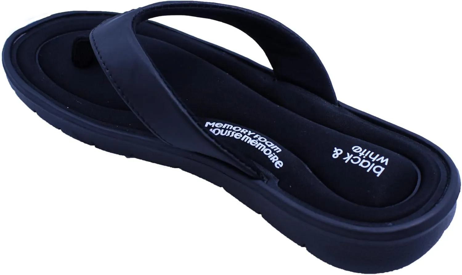 B-W Women’s Memory Foam Thong Flip Flop Sandal