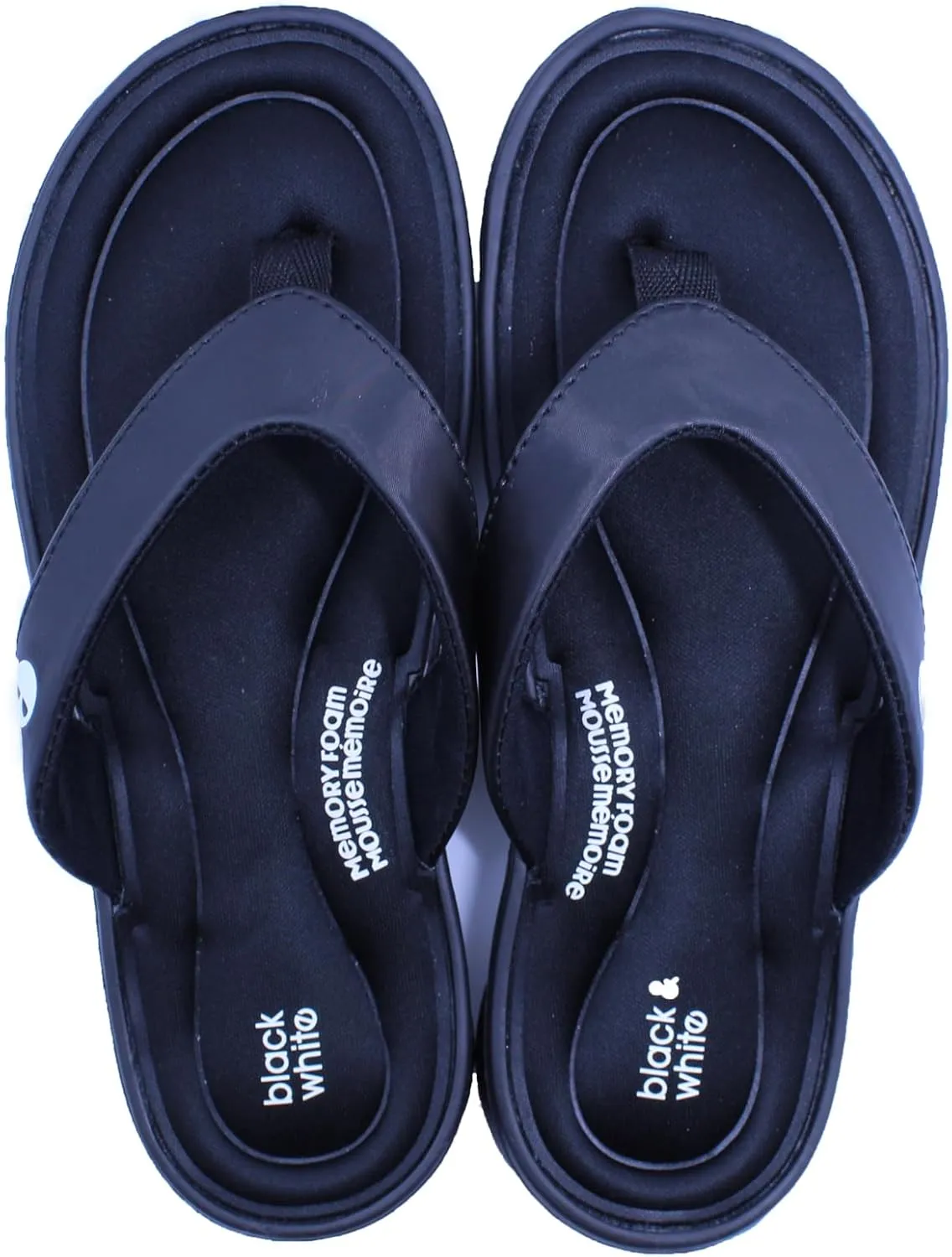 B-W Women’s Memory Foam Thong Flip Flop Sandal