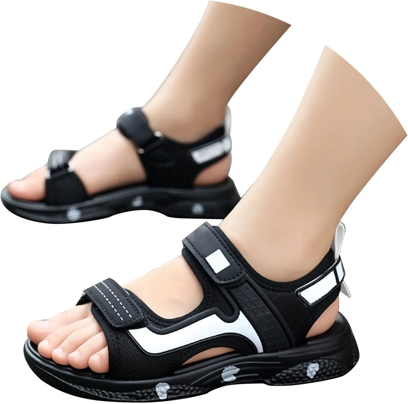 Baby Boys Summer Sandals Spring Summer Autumn Children's Beach Shoes Children's Soft Bottom Non Slip Flat Sandals