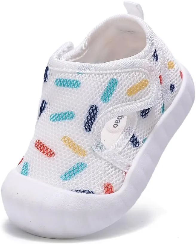 Baby Summer Sandals Breathable Mesh Rubber Sole Non-Slip Outdoor Shoes for Boys and Girls 9-30 Months