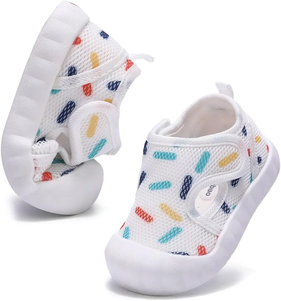 Baby Summer Sandals Breathable Mesh Rubber Sole Non-Slip Outdoor Shoes for Boys and Girls 9-30 Months