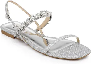 Badgley Mischka Women's Natalee Flat Sandal