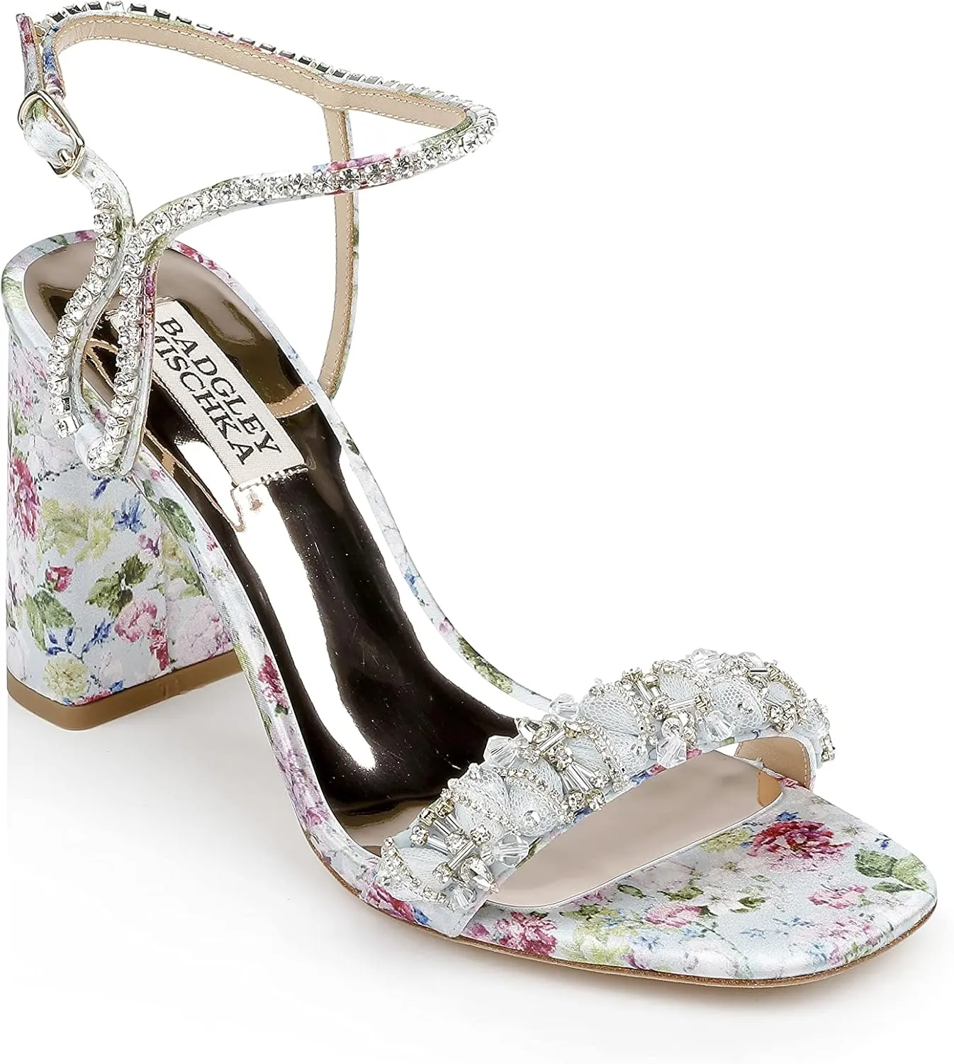 Badgley Mischka Women's Tanisha Block Heel Sandal Heeled