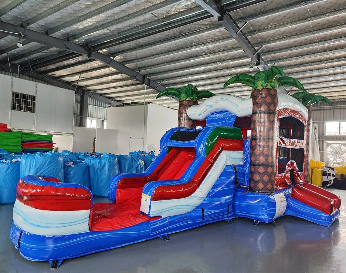 Baja Thunder Econo Bounce House with Slide (Wet/Dry)