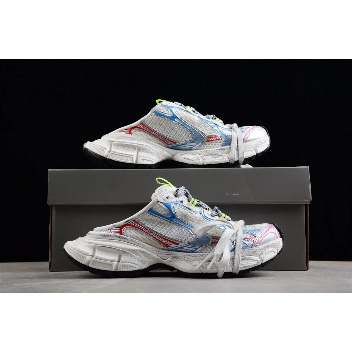 BALENCIAGA MULE x 3XL Tailored selection RED BLUE BEIGE Reliable