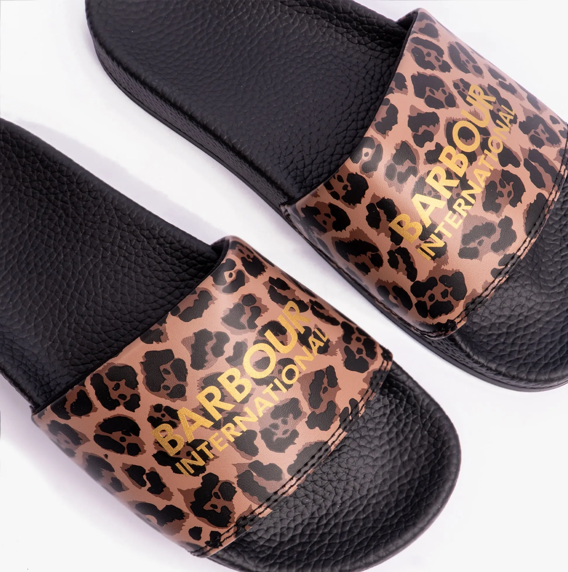 Barbour APEX  Womens Slides Jaguar Print