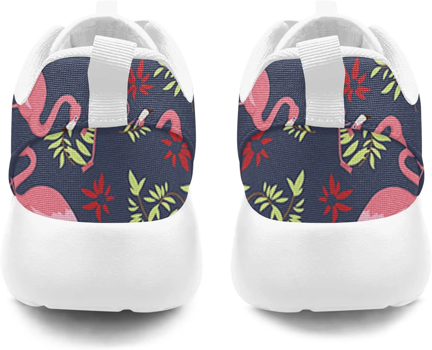 Beautiful Flamingos Shoes for Women Walking Running Athletic Lightweight Shoes Tennis Sports Comfortable Sneaker Gifts