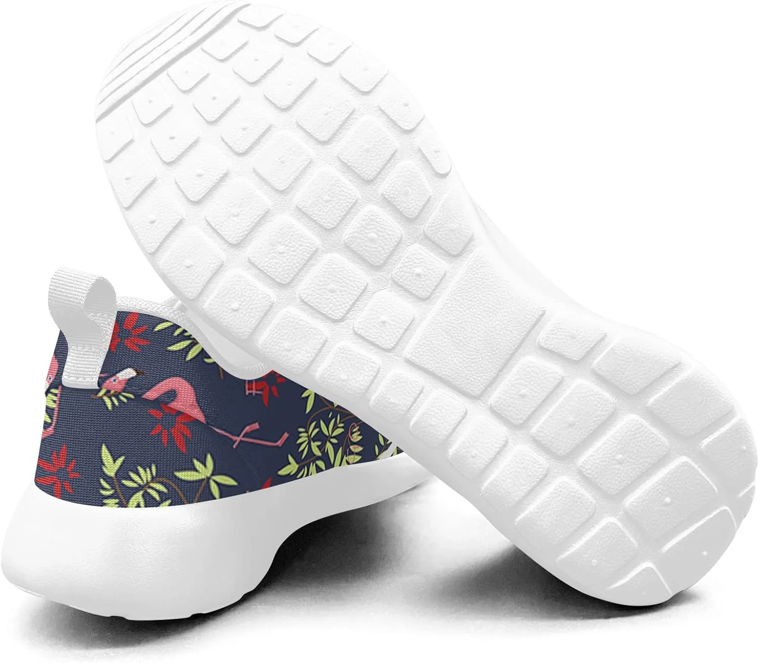 Beautiful Flamingos Shoes for Women Walking Running Athletic Lightweight Shoes Tennis Sports Comfortable Sneaker Gifts