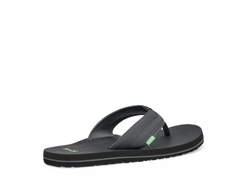Beer Cozy On Slip Charcoal Sanuk Christmas sale Comfortable Strap Flip-Flops Best price 2 Breathable