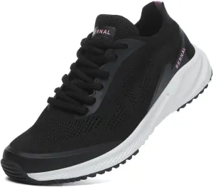 Bernal Women's Fashion Sneakers, Comfortable Mesh Breathable Lightweight Shoes, Walking, Lace-Up, Yoga, Gym, Workout, Casual, Work, Sport, Tennis Shoes