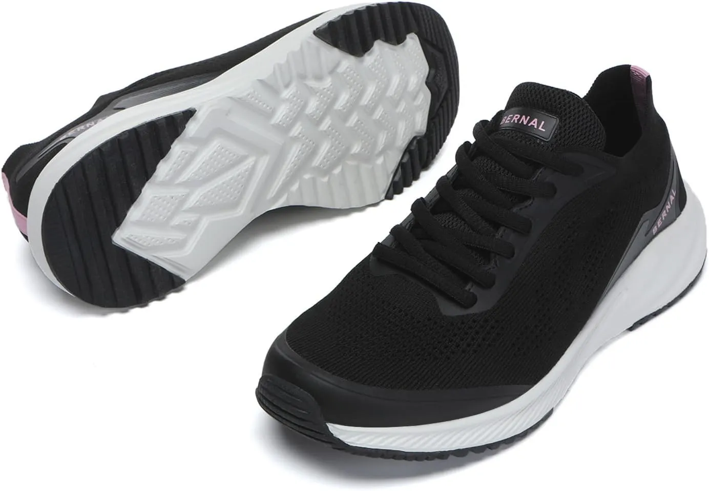 Bernal Women's Fashion Sneakers, Comfortable Mesh Breathable Lightweight Shoes, Walking, Lace-Up, Yoga, Gym, Workout, Casual, Work, Sport, Tennis Shoes