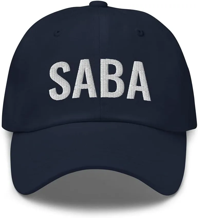 Best Saba Ever Dad Cap - They Call Me Saba Papa in Hebrew Grandfather in Hebrew Embroidered Adjustable Baseball Hat
