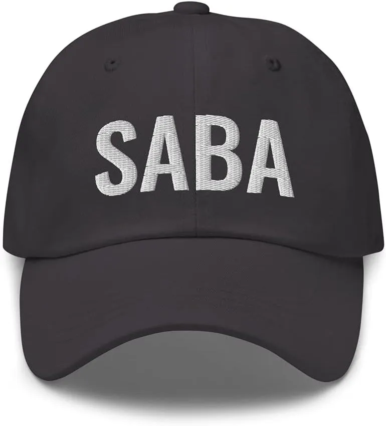 Best Saba Ever Dad Cap - They Call Me Saba Papa in Hebrew Grandfather in Hebrew Embroidered Adjustable Baseball Hat