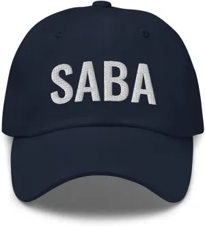 Best Saba Ever Dad Cap - They Call Me Saba Papa in Hebrew Grandfather in Hebrew Embroidered Adjustable Baseball Hat