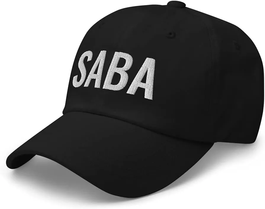 Best Saba Ever Dad Cap - They Call Me Saba Papa in Hebrew Grandfather in Hebrew Embroidered Adjustable Baseball Hat