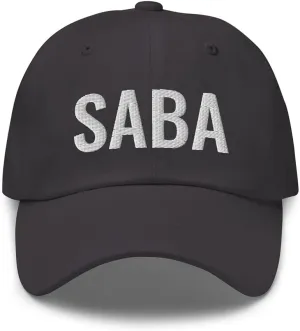 Best Saba Ever Dad Cap - They Call Me Saba Papa in Hebrew Grandfather in Hebrew Embroidered Adjustable Baseball Hat