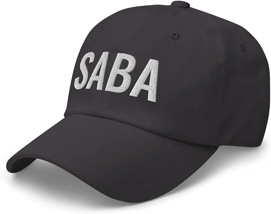 Best Saba Ever Dad Cap - They Call Me Saba Papa in Hebrew Grandfather in Hebrew Embroidered Adjustable Baseball Hat
