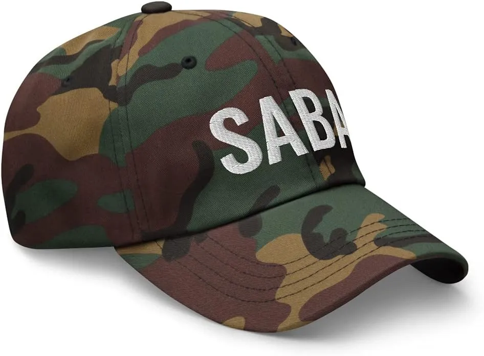 Best Saba Ever Dad Cap - They Call Me Saba Papa in Hebrew Grandfather in Hebrew Embroidered Adjustable Baseball Hat