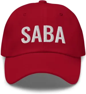 Best Saba Ever Dad Cap - They Call Me Saba Papa in Hebrew Grandfather in Hebrew Embroidered Adjustable Baseball Hat