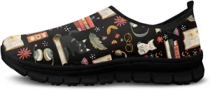 Binienty Vintage Art Loafers Women Low Cut Casual Shoes Slip On Walking Sneakers Pull-On Loafer Flats