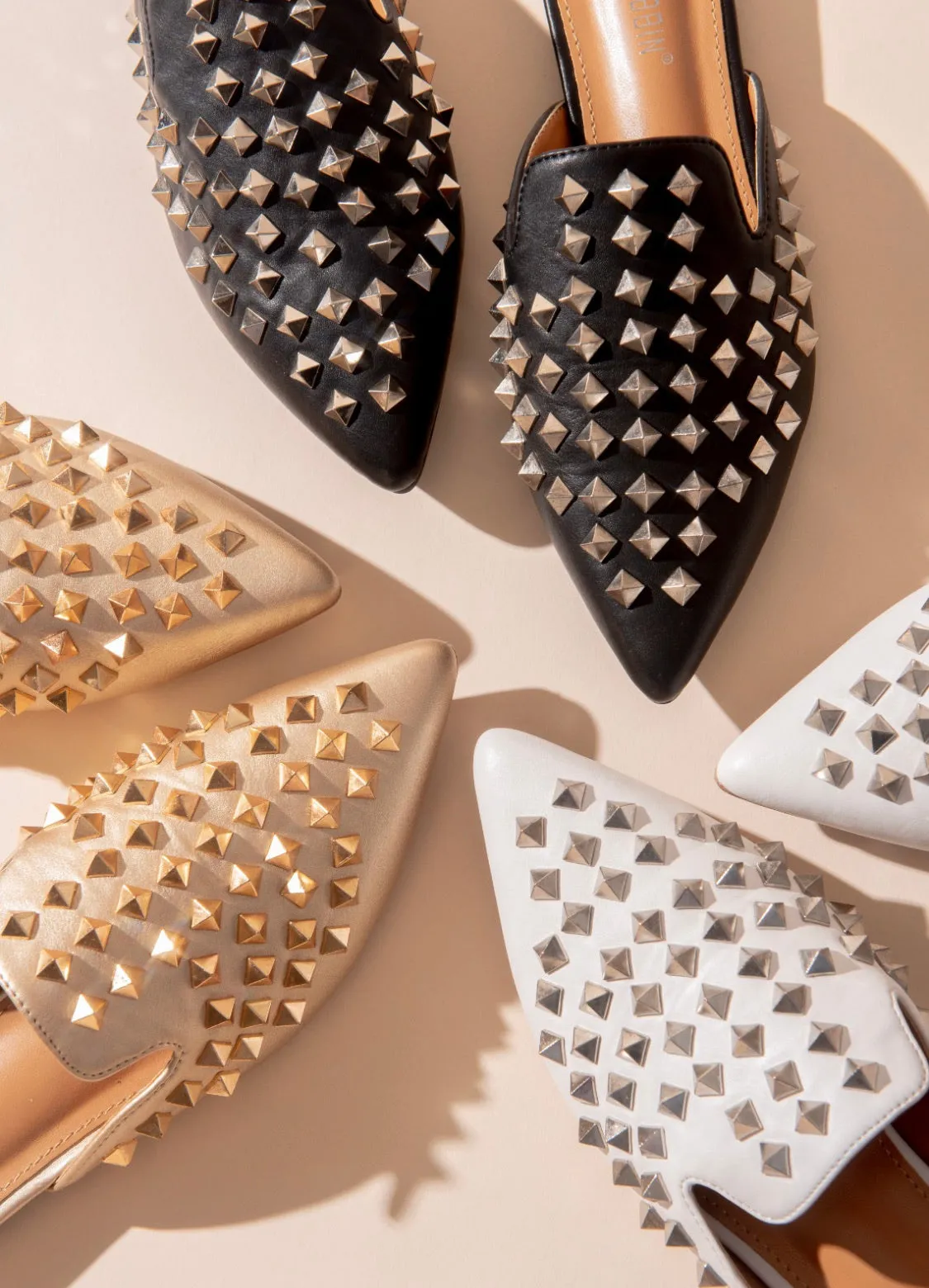 BLACK STUDS SILVER MULE High-efficiency Positive testimonials