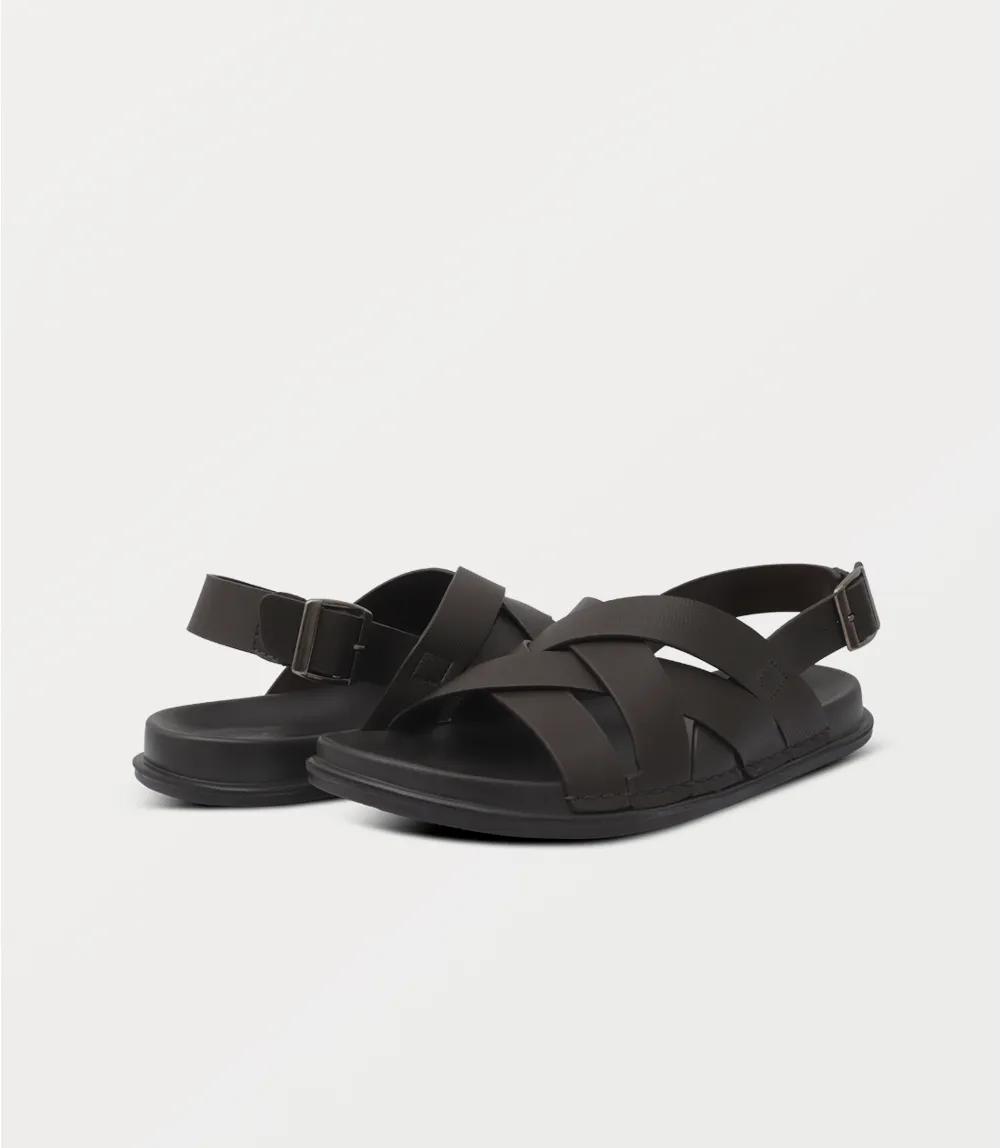 BM6909-ESPRESSO-Men Sandal