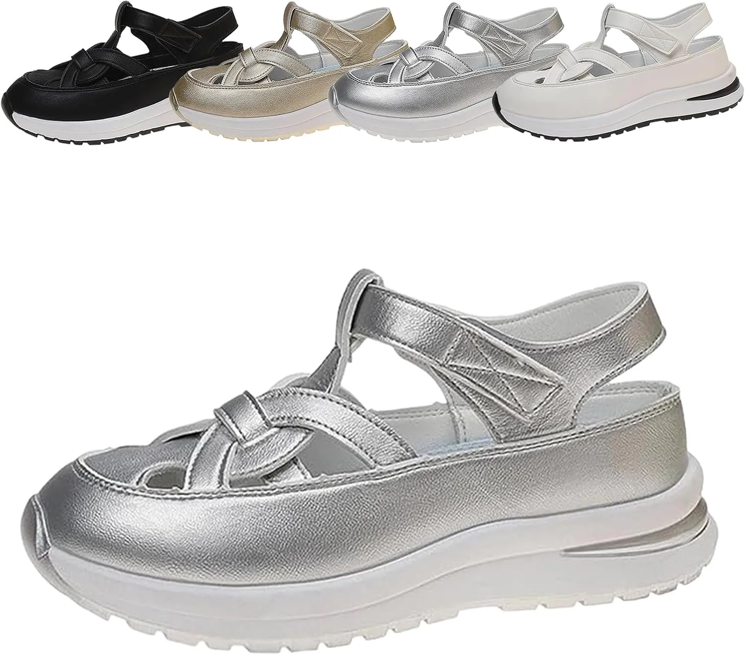 Bomre Shoes, Bomre Orthopedic Sandals, Women's Plus Size Hollow-Out Casual Sandals