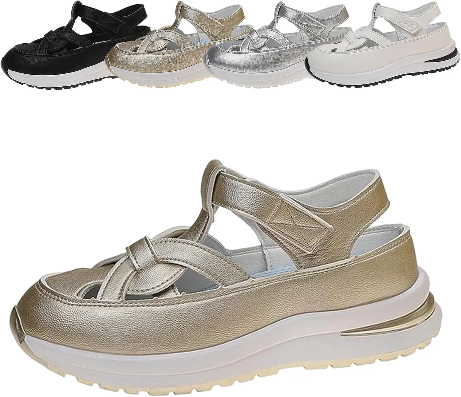 Bomre Shoes, Bomre Orthopedic Sandals, Women's Plus Size Hollow-Out Casual Sandals