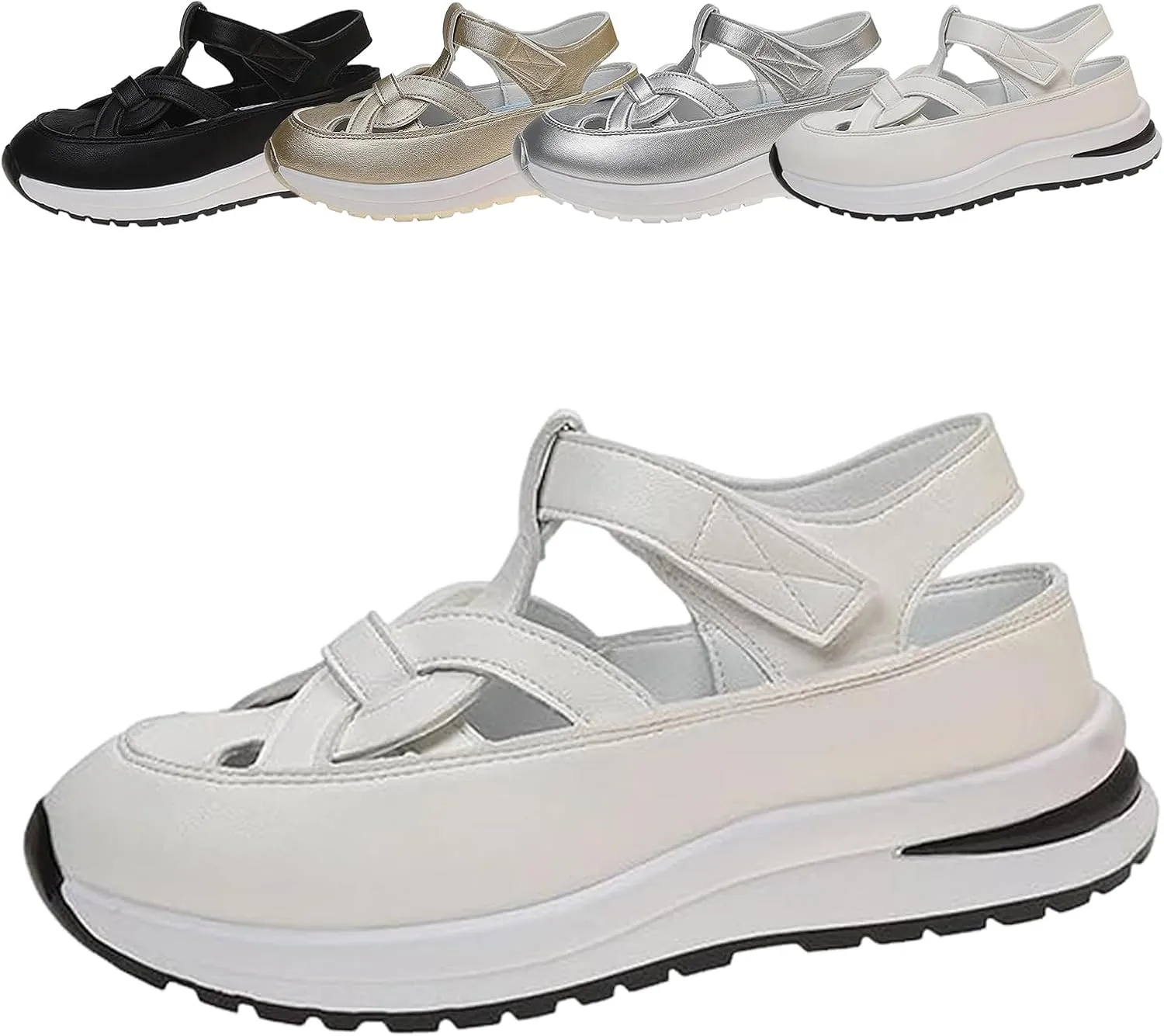 Bomre Shoes, Bomre Orthopedic Sandals, Women's Plus Size Hollow-Out Casual Sandals